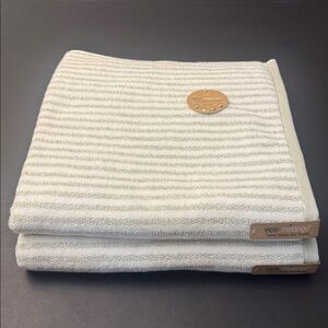 2pc ECOEXISTENCE Eco-Melange Waterless Coloring Bath Towel Set - 30"x 58"